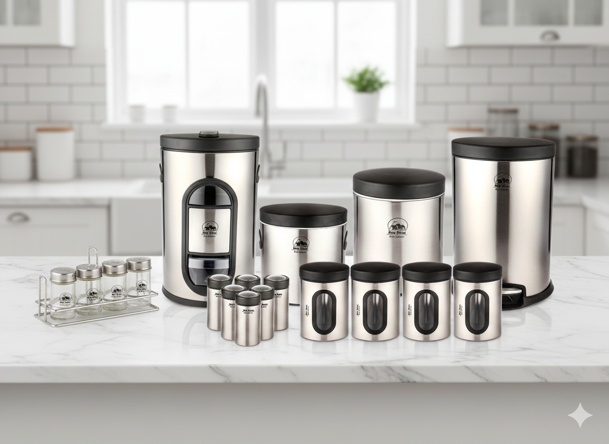 Gemini_Generated_Image_my9ak9my9ak9my9a سرویس آشپزخانه استیل 14 پارچه نیوهوم کد : NH11-4306 - Image 1