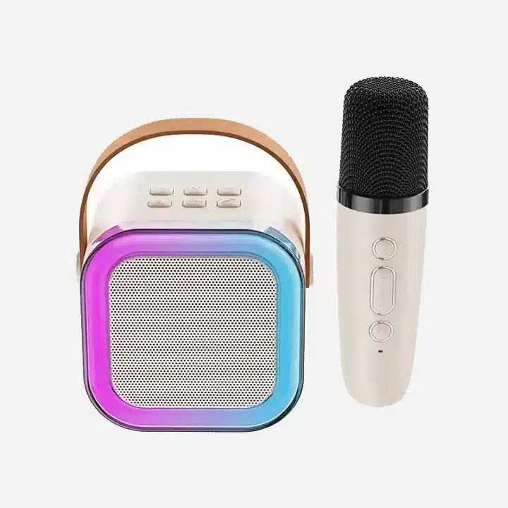 Habfb6db4c8004fb5b9b4ff557d957cc0c مینی اسپیکر و میکروفن بلوتوث دار TJ134-3-1 - Image 1