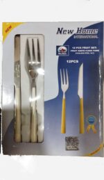 سرویس کارد و چنگال 12 پارچه نیوهوم سفید ته صاف - Image 5