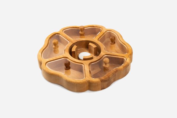 تیبگ طرح گل وارمر دار چوبی نیوهوم NH25-1004 - Image 1
