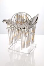 سرویس 39 پارچه قاشق و چنگال نیوهومNH310-02G - Image 2