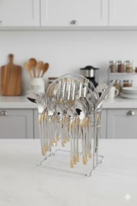 سرویس 39 پارچه قاشق و چنگال نیوهومNH510-02G 1 unnamed 11