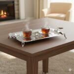 سینی پایه دار مستطیل متوسط نیوهوم مدل فلیم NH24-1011 - Image 3