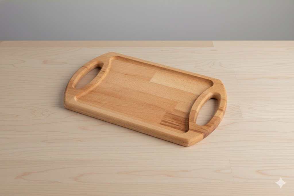 unnamed (17) سینی چوبی کوچک نیوهوم NH25-1002 - Image 1