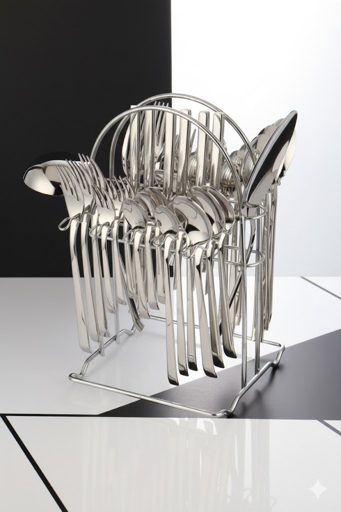 unnamed (6) سرویس 39 پارچه قاشق و چنگال نیوهومNH610-02 - Image 1