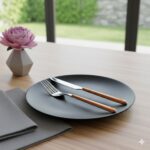 سرویس کارد و چنگال 12 پارچه نیوهوم سفید ته صاف - Image 2