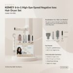 سشوار حرفه ای 6 کاره ای کیمی KEMEI KM-6896 - Image 13