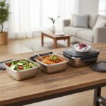 ست ظروف نگهداری مواد غذایی کوچک کرکماز - Image 2