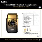 ماشین اصلاح حرفه‌ای کیمی Kemei KM-T228 - Image 6