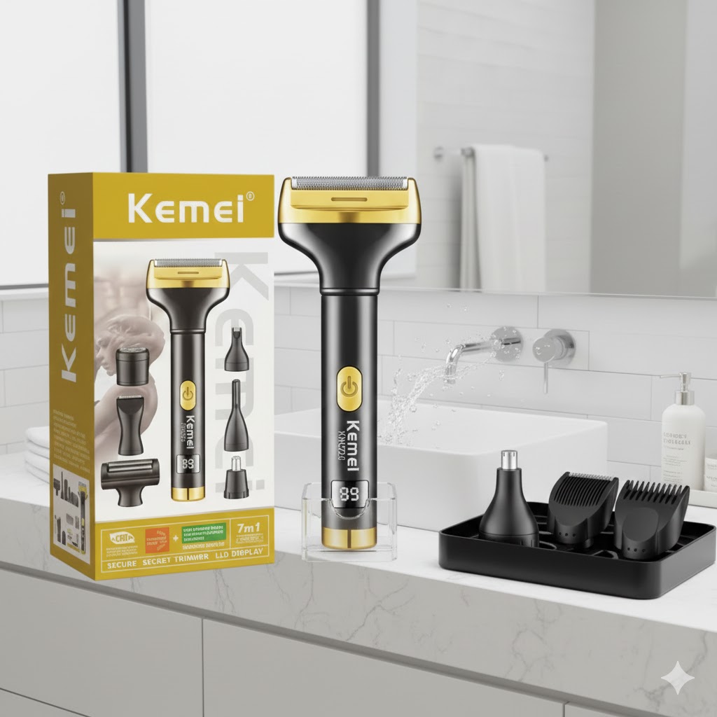 unnamed (39) ماشین اصلاح 7 در 1 کیمی KEMEI KM-325 - Image 1