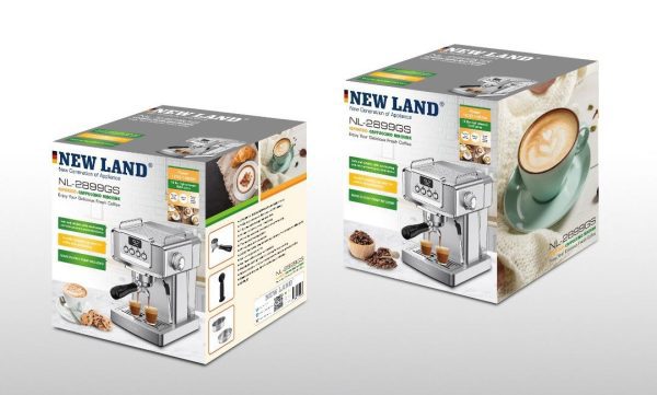 ‎اسپرسوساز نیولند مدل NL-2899GS - Image 2