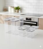 بانکه درب دار ایکیا مدل KORALLVIPPA ست 6 تایی