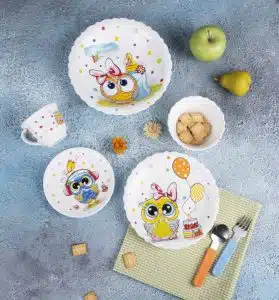 سرویس غذاخوری 5 تکه کودک پارس اپال کودک کیوت 779 1 1739964516 cute 779 1 1