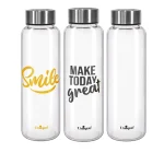 بطری آب شیشه ای با درب استیل یونیک کد UN-3050