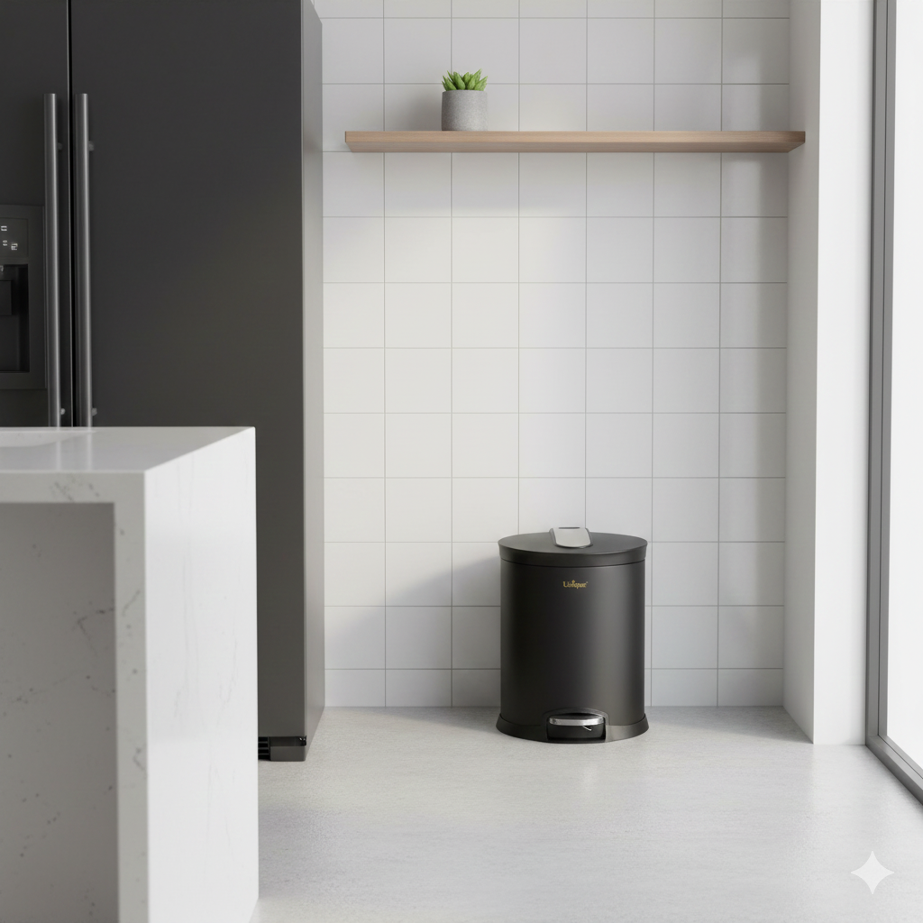 Gemini_Generated_Image_e1i1xhe1i1xhe1i1 سطل زباله پدالی یونیک کد 4210 گنجایش 5 لیتر - Image 1