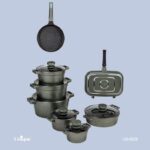 سرویس قابلمه 15 پارچه کیهانی مدل دیاموند یونیک کد 8529 - Image 2