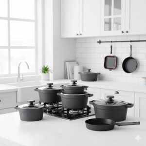 سرویس قابلمه یونیک مدل دیاموند 15 پارچه طوسی کد UN-8521 2 unnamed 6