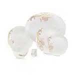 سرویس غذا خوری 25 پارچه اوپال هومیت طرح دانژه صورتی