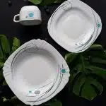 سرویس غذا خوری 40 پارچه اوپال هومیت طرح ملینا آبی مربع
