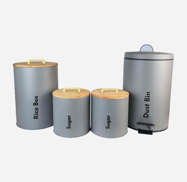ست 4 پارچه اشپزخانه یونیک درب بانبو UN-8034 - Image 1