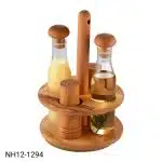 ست جا آبلیمو، روغن و نمکدان گرد گردان نیوهوم NH12-1294 - Image 2