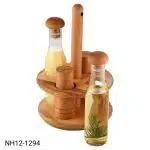 ست جا آبلیمو، روغن و نمکدان گرد گردان نیوهوم NH12-1294