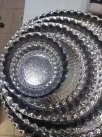 سینی استیل لب کنگره ای - Image 4