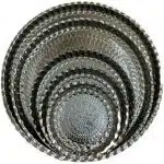 سینی استیل لب کنگره ای