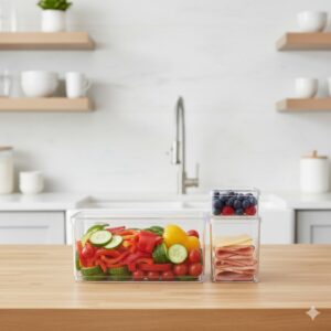 ست 3 تایی باکس ذخیره سازی یخچالی ایکیا مدل KLIPPKAKTUS 1 unnamed 1