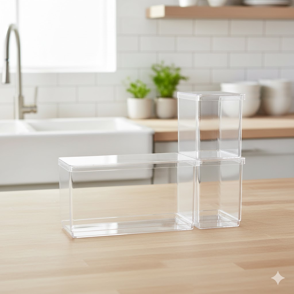 unnamed (2) ست 3 تایی باکس ذخیره سازی یخچالی ایکیا مدل KLIPPKAKTUS - Image 1