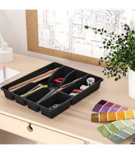 قاشقی ایکیا مدل smacker سایز 31x26 زغالی 2