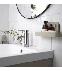 شلف دیواری ایکیا مدل ÖBONÄS رنگ بژ