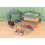 ظرف فریزرے 4 تڪ پیرڪس در چفتے مستطیل یونیڪ 1400 - Image 3