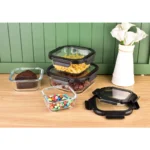 ظرف فریزری 4 تک پیرکس در چفتی مربع یونیک 1402 - Image 4