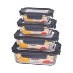 ظرف فریزرے 4 تڪ پیرڪس در چفتے مستطیل یونیڪ 1400 - Image 2