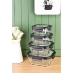 ظرف فریزری 4 تک پیرکس در چفتی مربع یونیک 1402 - Image 8