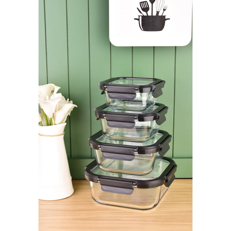 690a28732103cb75bd957f7e39e8cf4c13e159f8_1756884704 ظرف فریزری 4 تک پیرکس در چفتی مربع یونیک 1402 - Image 1