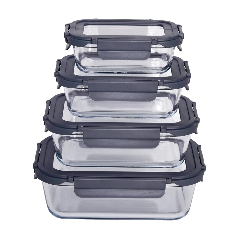 de867ac30e405ed04aa35286597e23bc13b59868_1756884380 ظرف فریزرے 4 تڪ پیرڪس در چفتے مستطیل یونیڪ 1400 - Image 1