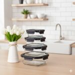 ظرف فریزری 4 تک پیرکس در چفتی مربع یونیک 1402