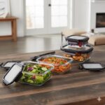 ظرف فریزری 4 تک پیرکس در چفتی مربع یونیک 1402 - Image 2