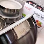 سرویس لگن استیل ساده درب سفید 5 تکه برند YYI220 - Image 4