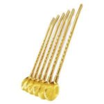 نی شربت استیل مدل پیچ بسته 6 عددی - Image 7