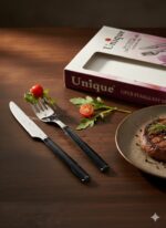 کارد و چنگال یونیک جرمنی دسته کریستال