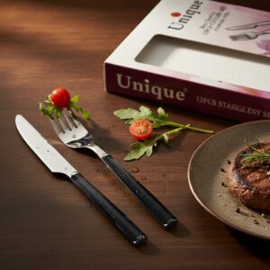 کارد و چنگال یونیک جرمنی دسته کریستال