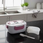 ظرف غذا برقی داخل آکرولیک لانچ باکس