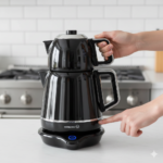 چای ساز مشکی مدل Demiks A332 کرکماز - Image 2