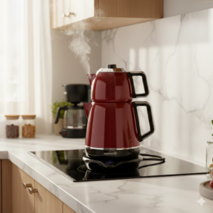 چای ساز قرمز مدل Demiks A332 کرکماز 1 Gemini Generated Image d96kzvd96kzvd96k