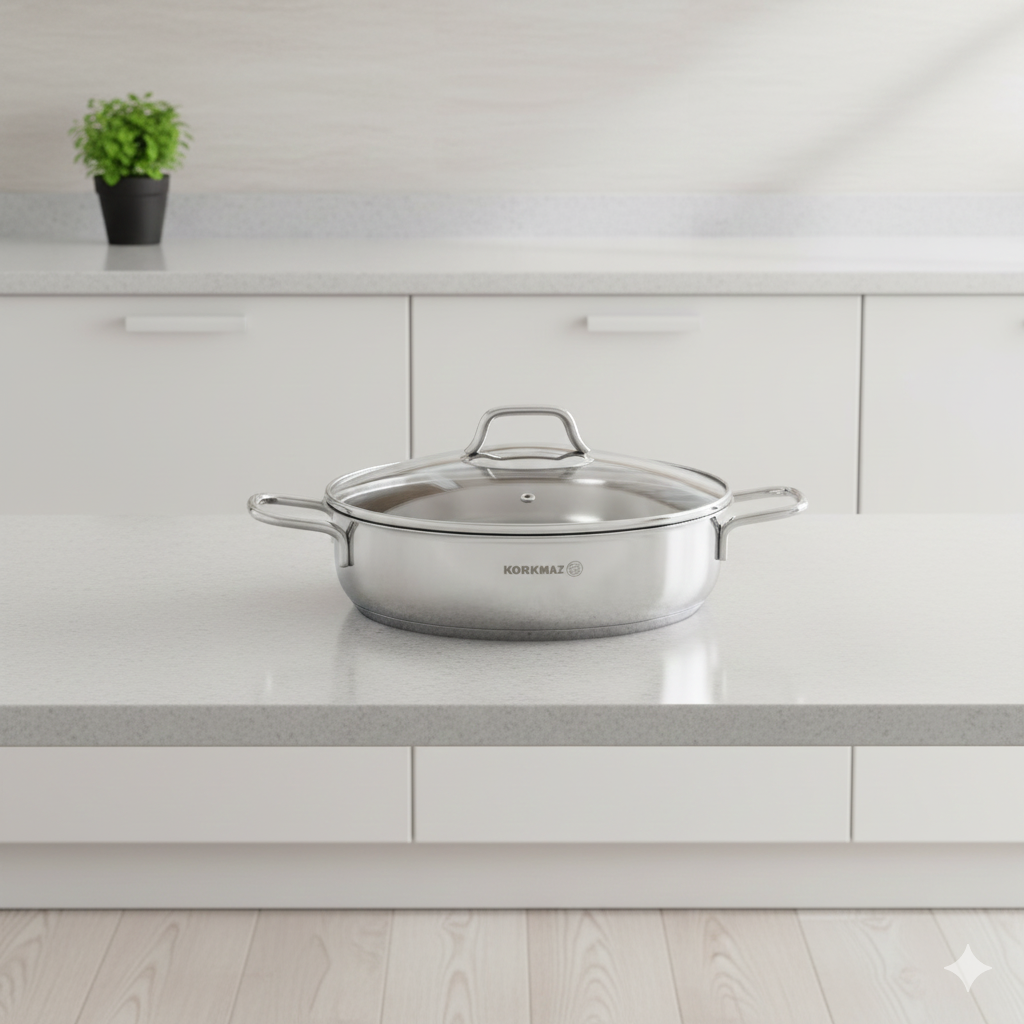 Gemini_Generated_Image_z0vlonz0vlonz0vl تابه استیل سایز 26 مدل PERLA A1834 کرکماز - Image 1