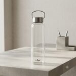بطری آب شیشه ای با درب استیل یونیک کد UN-3075