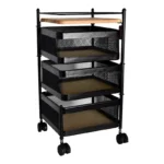 جای سیب زمینی و پیاز 3 طبقه توری-مربع کد un-2960 - Image 4